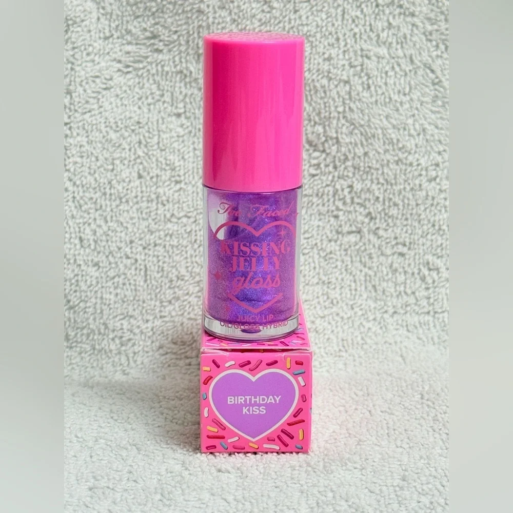 Too Faced Birthday Cake Kissing Jelly Lip Oil/Gloss - NIB